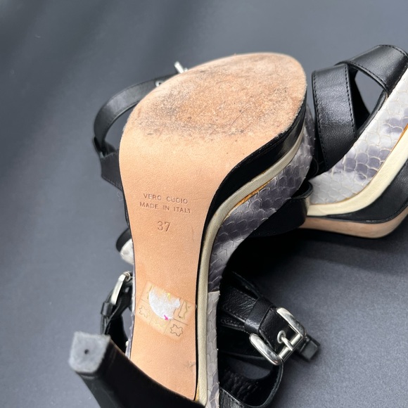 Authentic Italian Gianni Ferrante Platform Heels - Picture 8 of 9